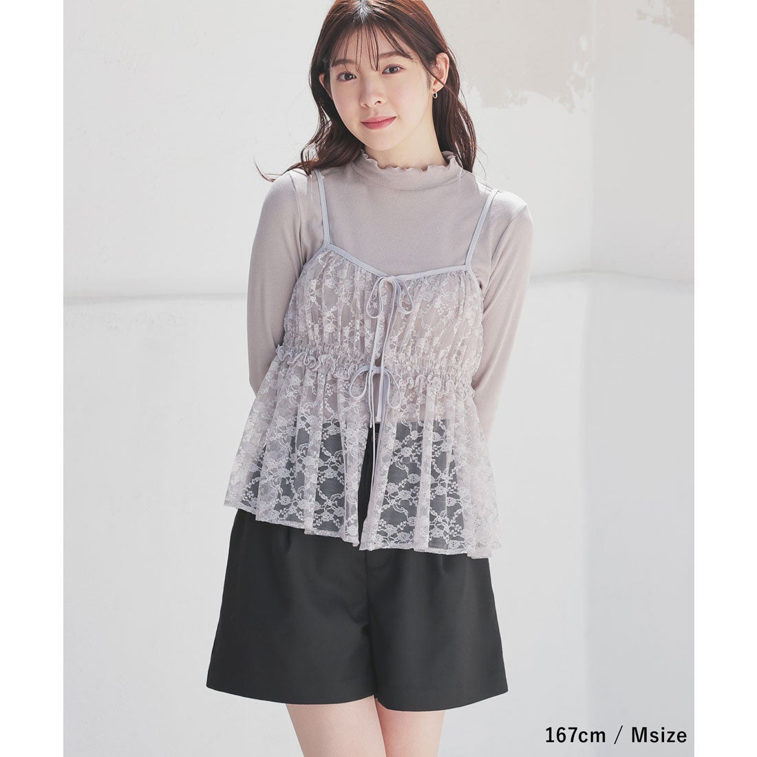 ハニーズ Honeys レースキャミソール トップス キャミソール レース