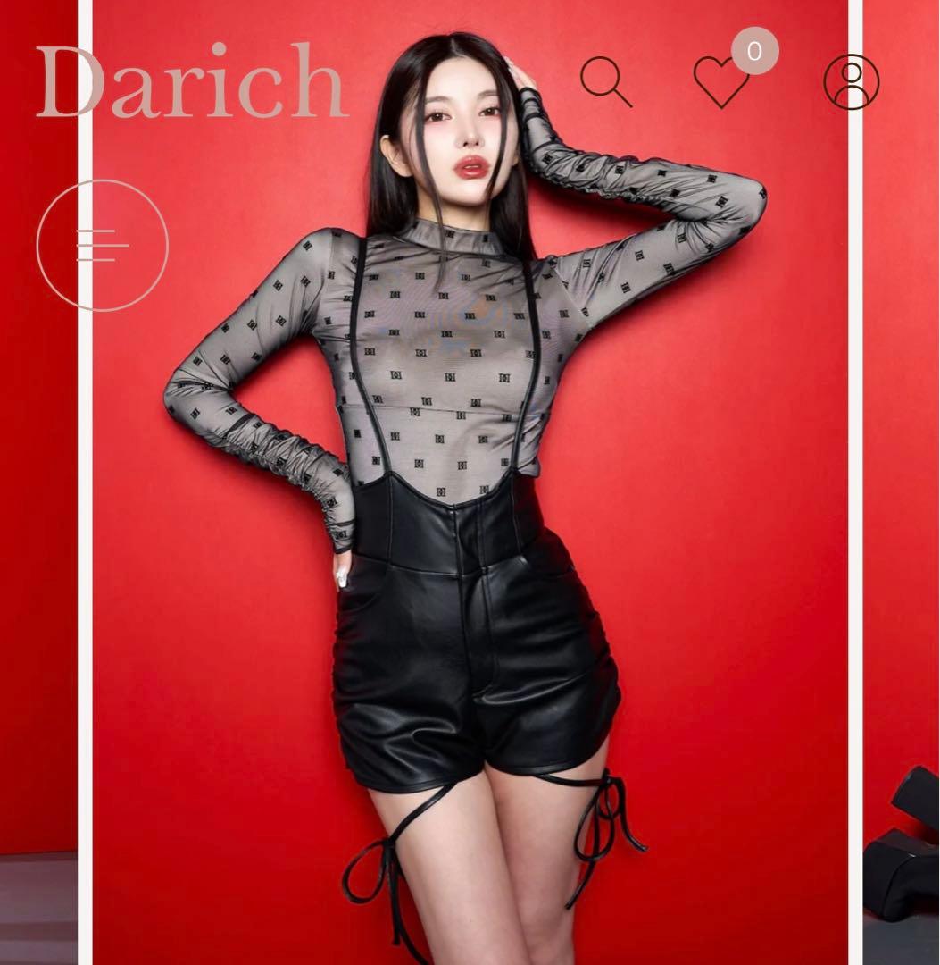 ダーリッチ　リボンレザーショートサロペット レザーショートジャケット – Darich (ダーリッチ)